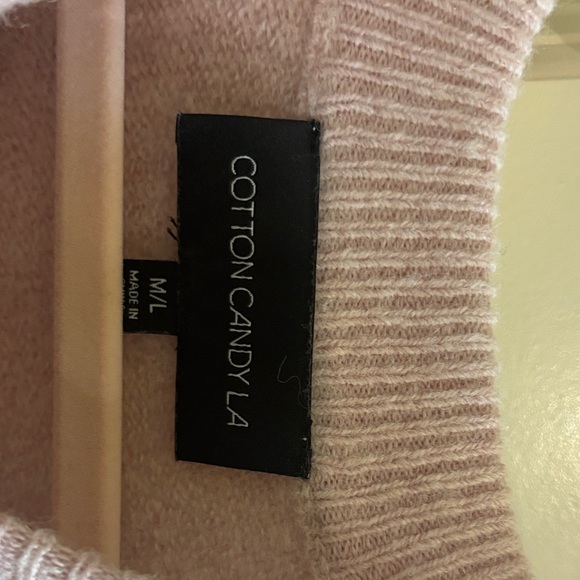 Cotton Candy Lilac Tie-Front Sweater - Picture 4 of 7